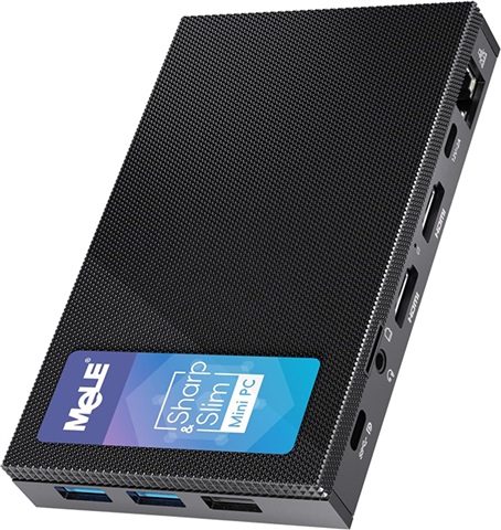Mele Quieter 4C Mini/Intel N100/16GB DDR4/256GB+256GB SSD/W11/A